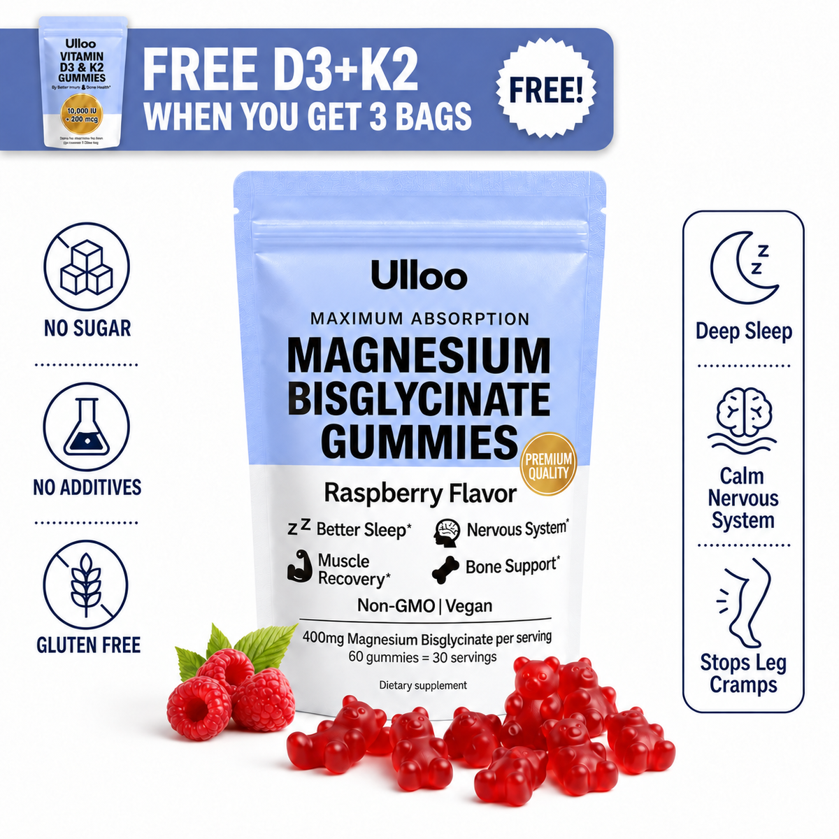 SPNutrition Magnesium Bisglycinate Gummies