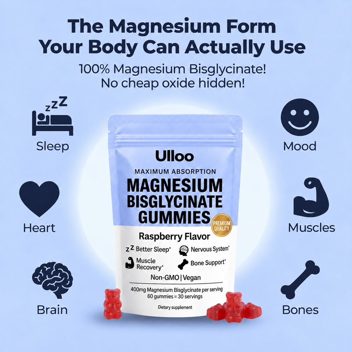 SPNutrition Magnesium Bisglycinate Gummies